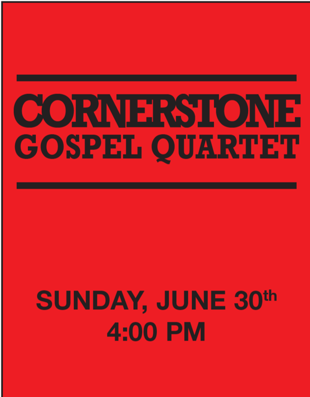 2013 cornerstone gospel quartet june 30